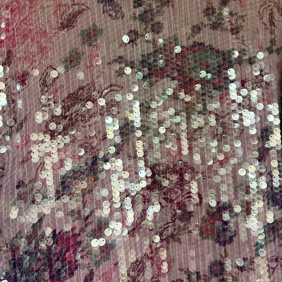 FREE PEOPLE velvet and sequin duster - Picture 5 of 8